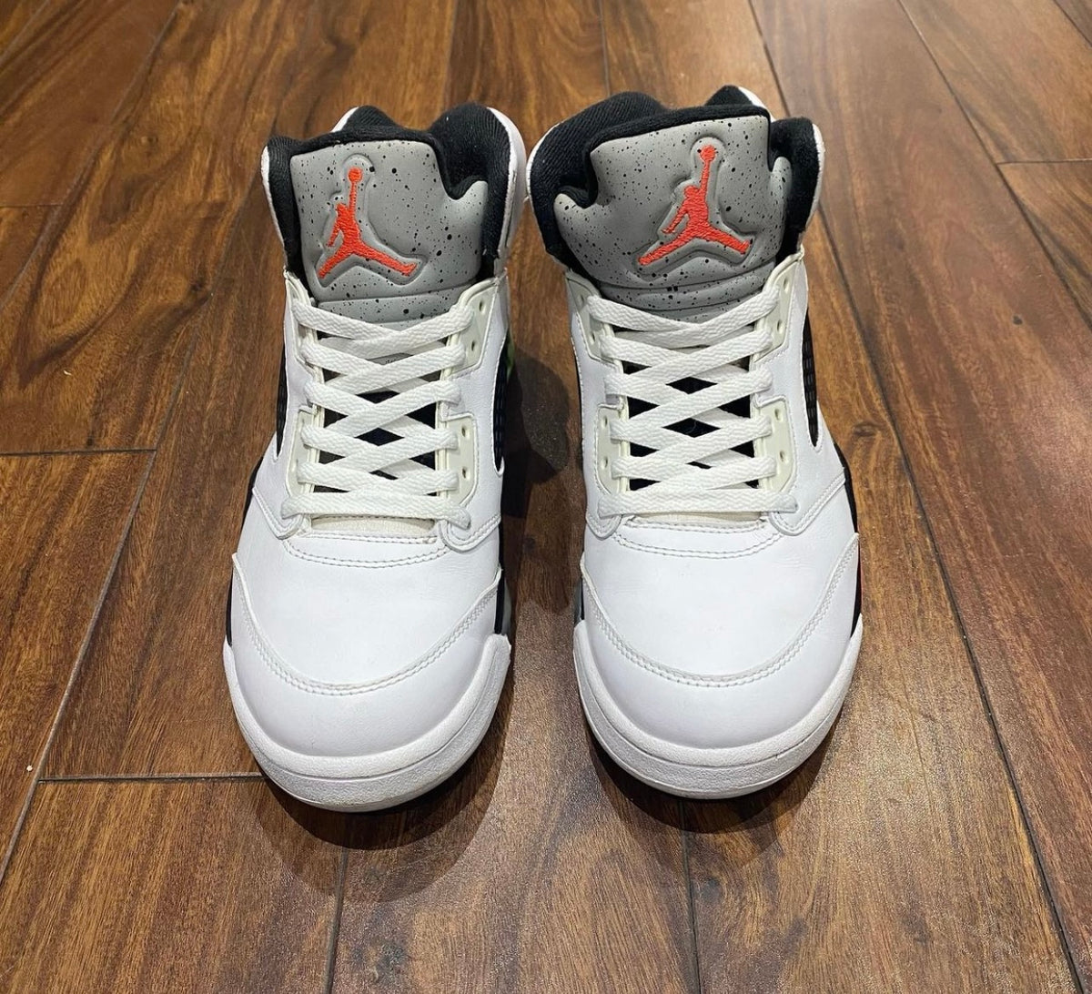 Air jordan 5 on sale retro white cement