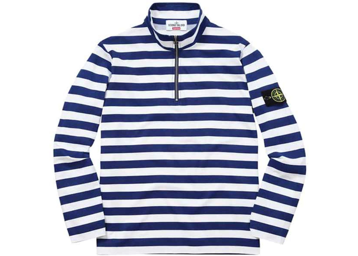 Supreme Stone Island Quarter Zip Long Sleeve Top – CommonGround12