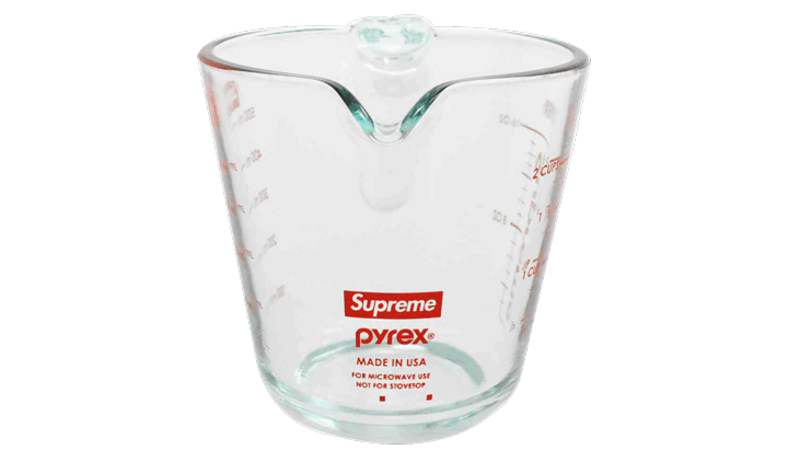 Supreme Pyrex 2-Cup Measuring Cup Clear - StockX News