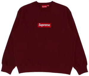 Supreme Box Logo "Cardinal" Crewneck