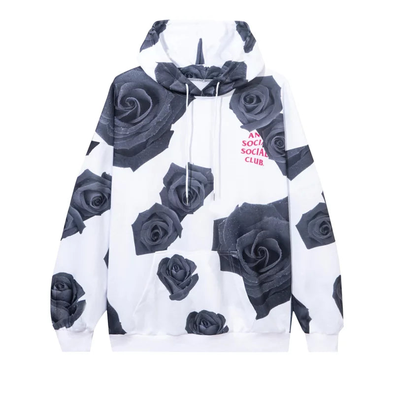 Anti social social shops club roses hoodie