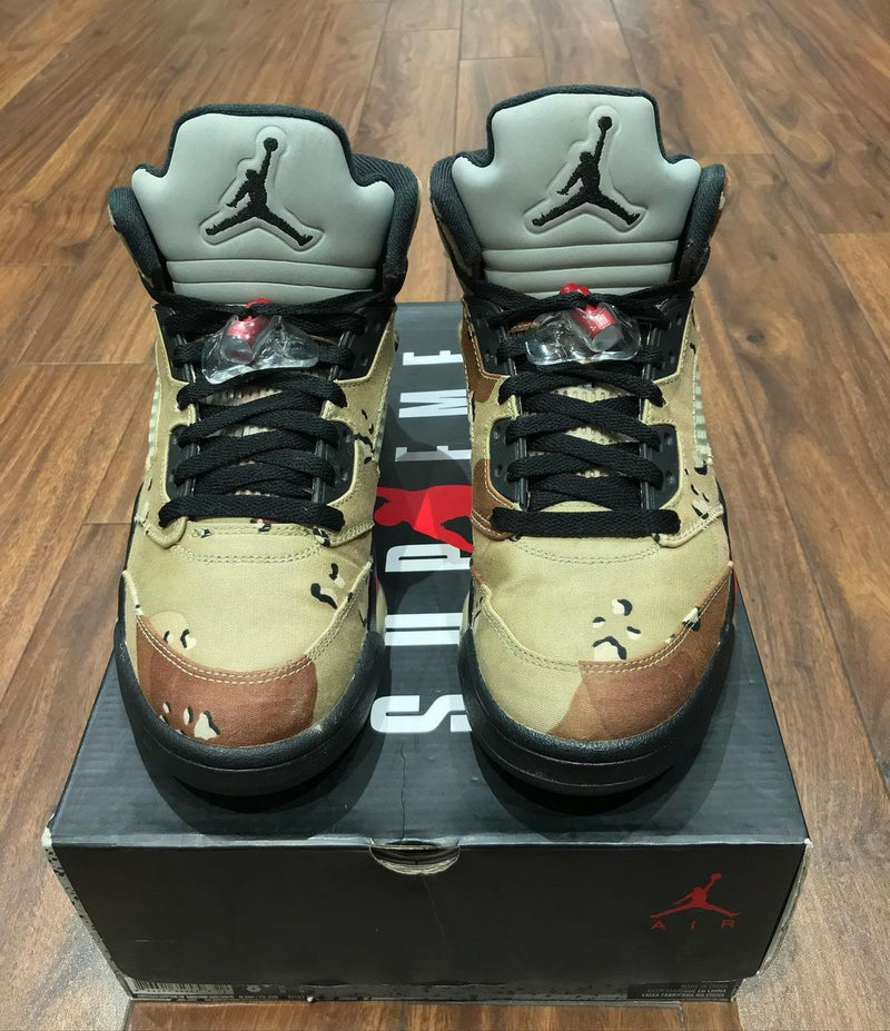 jordan 5 retro supreme desert camo