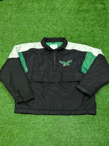 1995 Philadelphia Eagles "'90's Crest" 1/4 Zip Jacket