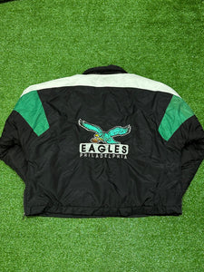 1995 Philadelphia Eagles "'90's Crest" 1/4 Zip Jacket