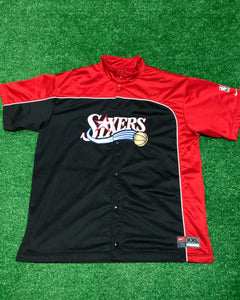 90's Nike "Sixers" Warm-Up Shirt