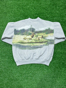 Vintage AU "Montana Wild Deer" Sweatshirt