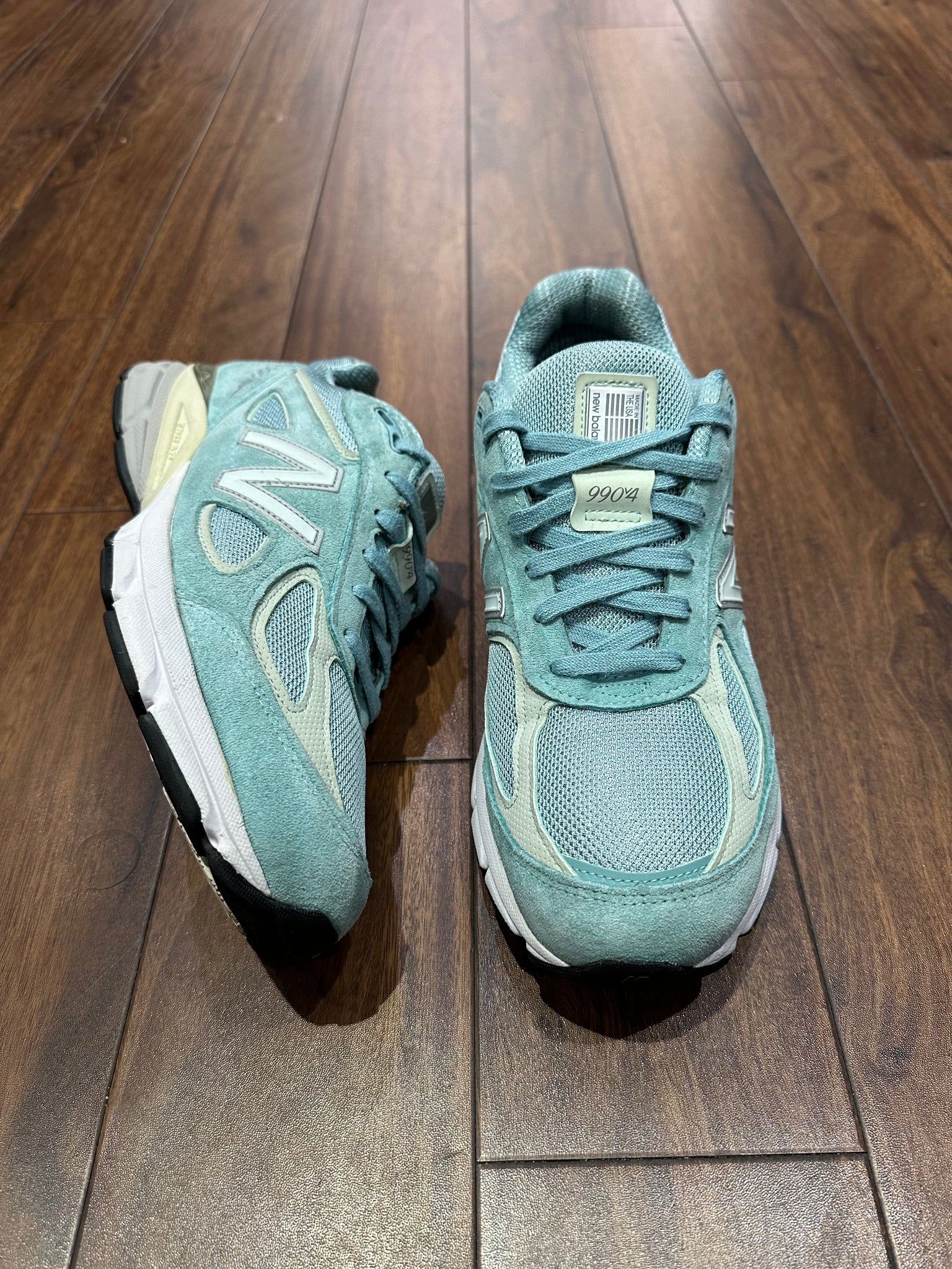 New balance 990v4 silver mint sales