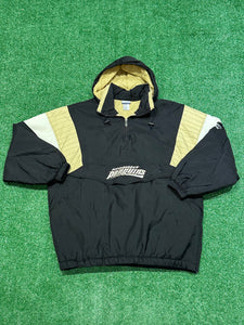 Reebok "Pittsburgh Penguins" Quarter Zip Puffer Jacket