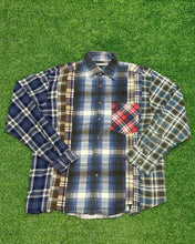 Needles 7 Cuts Flannel Plaid Paneled Shirt