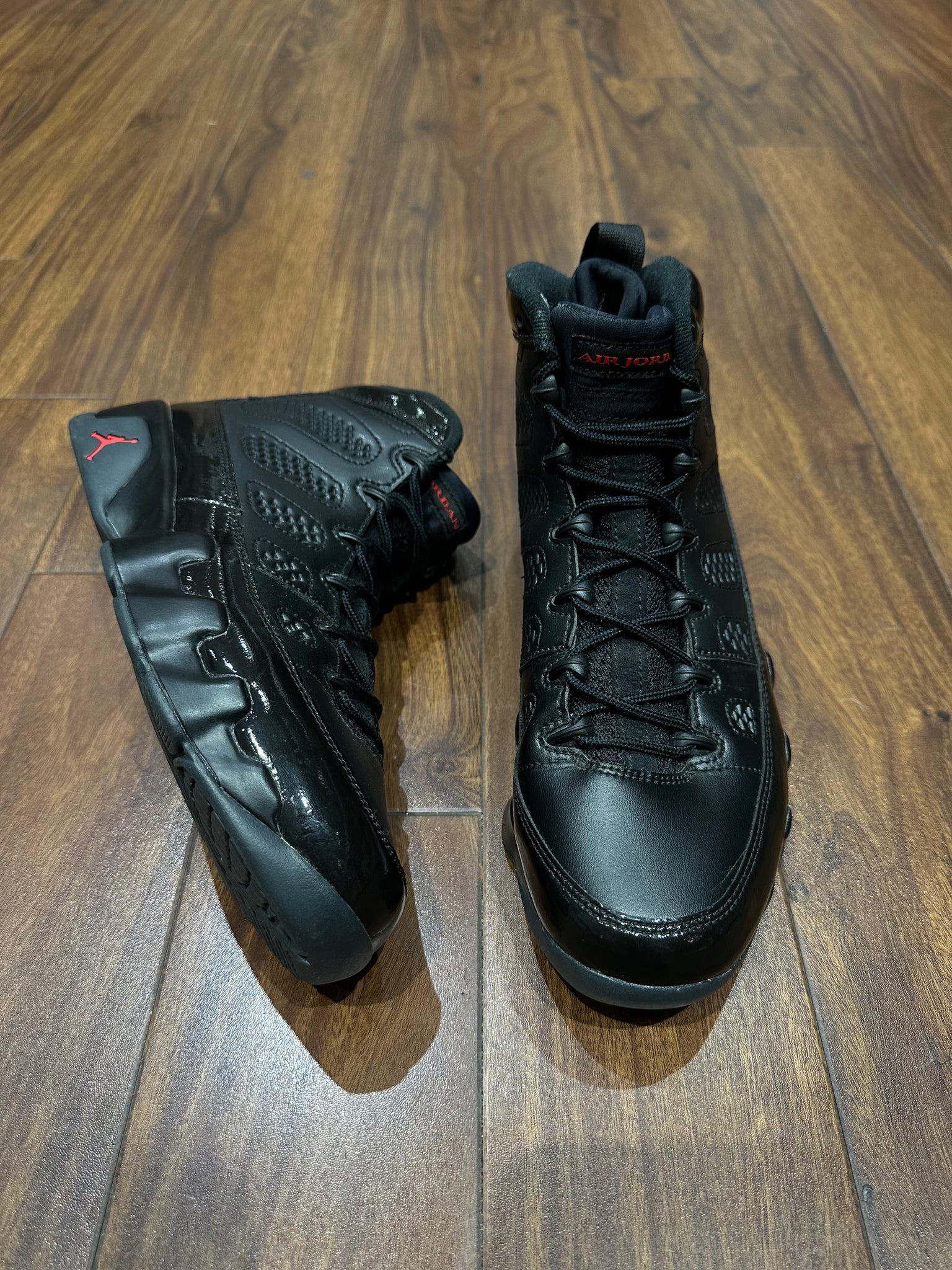 Jordan 9 bred patent shop
