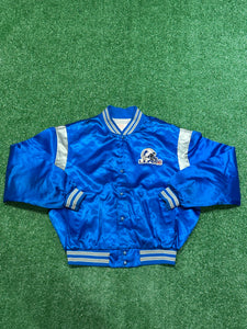 Swingster "Detroit Lions" Satin Bomber Jacket