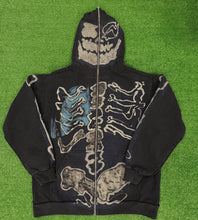 Travis Scott Cactus Jack x Fragment "Skeleton Graffiti" Full Zip Hoodie