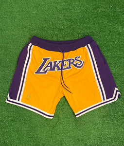 Mitchell & Ness x Just Don “Lakers” Shorts