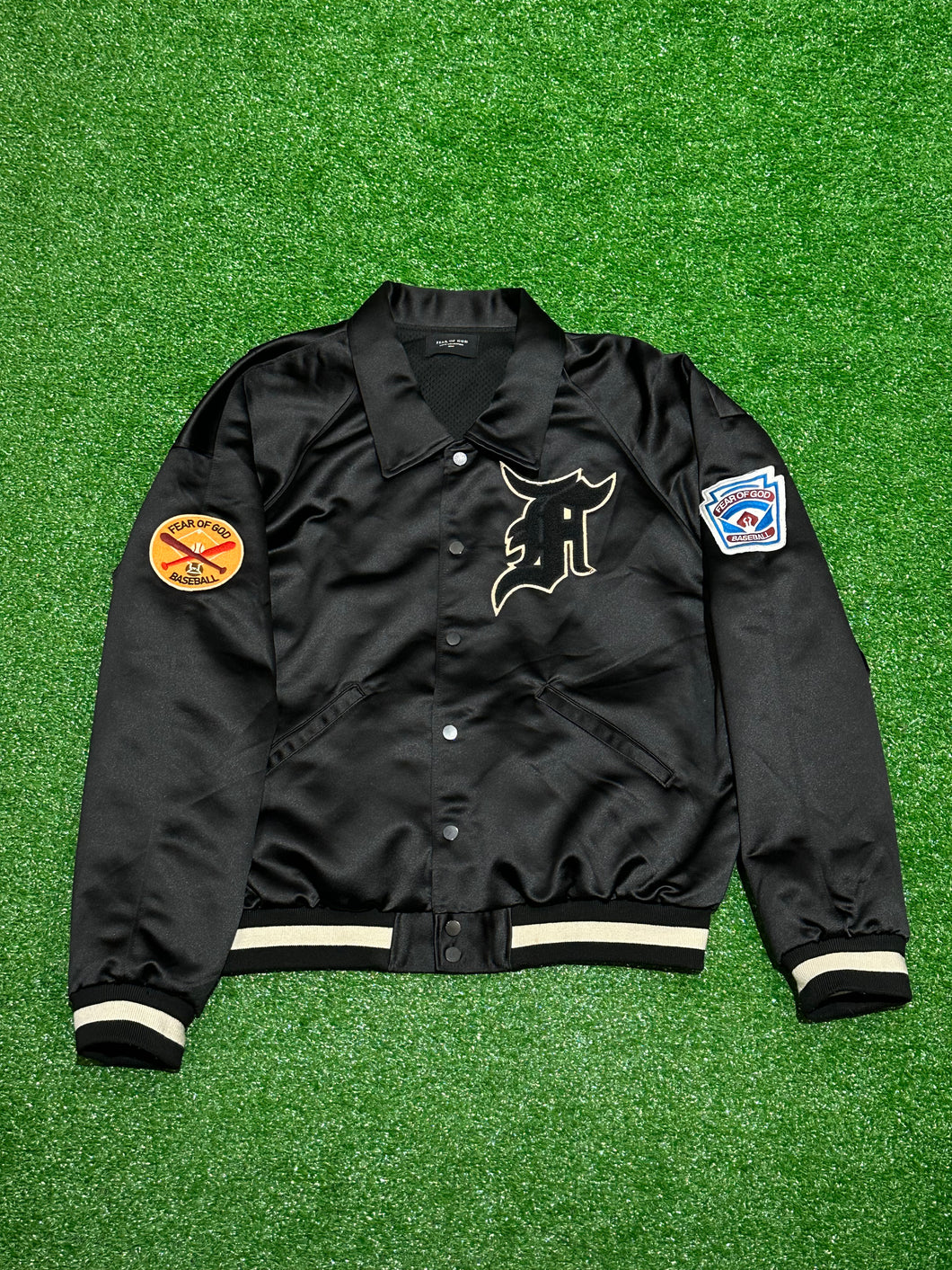 ジャケット・アウター FEAR OF GOD 5th satin bomber jacket Fear Of God Fifth Collection