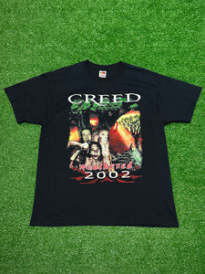 2002 Creed "Weathered Tour" T-Shirt