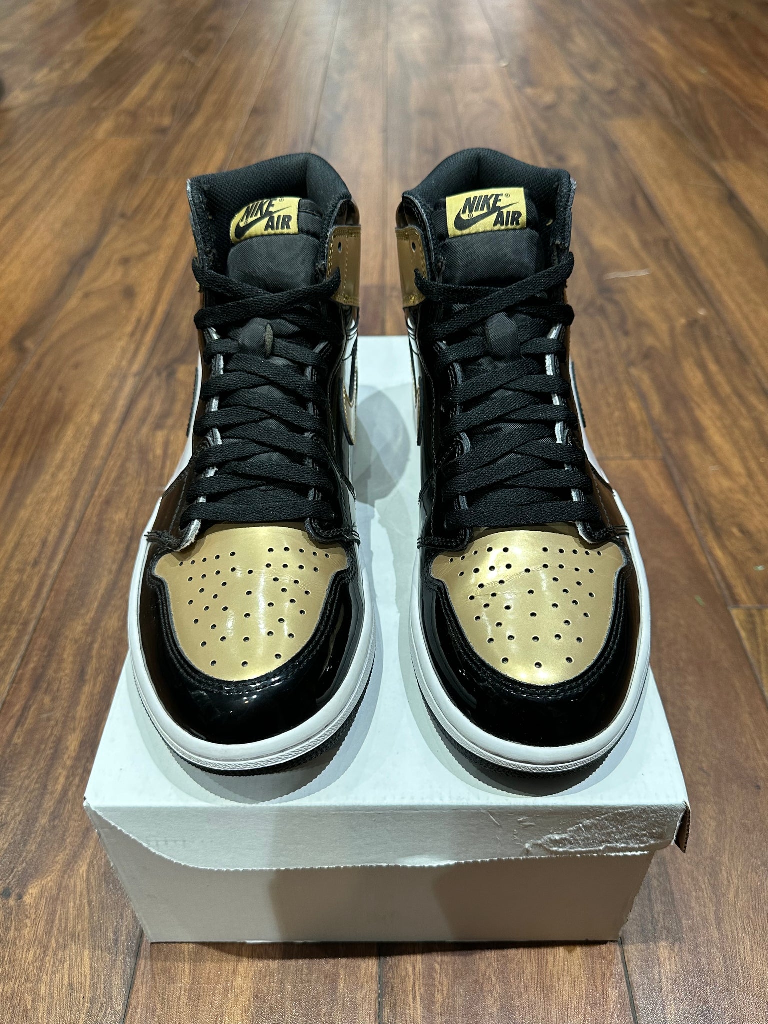 Air Jordan 1 Retro High NRG Patent Gold Toe CommonGround12
