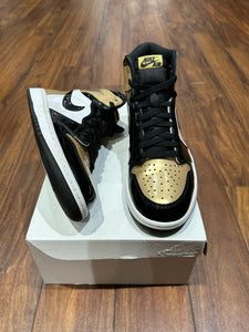 Air Jordan 1 Retro High NRG "Patent Gold Toe"