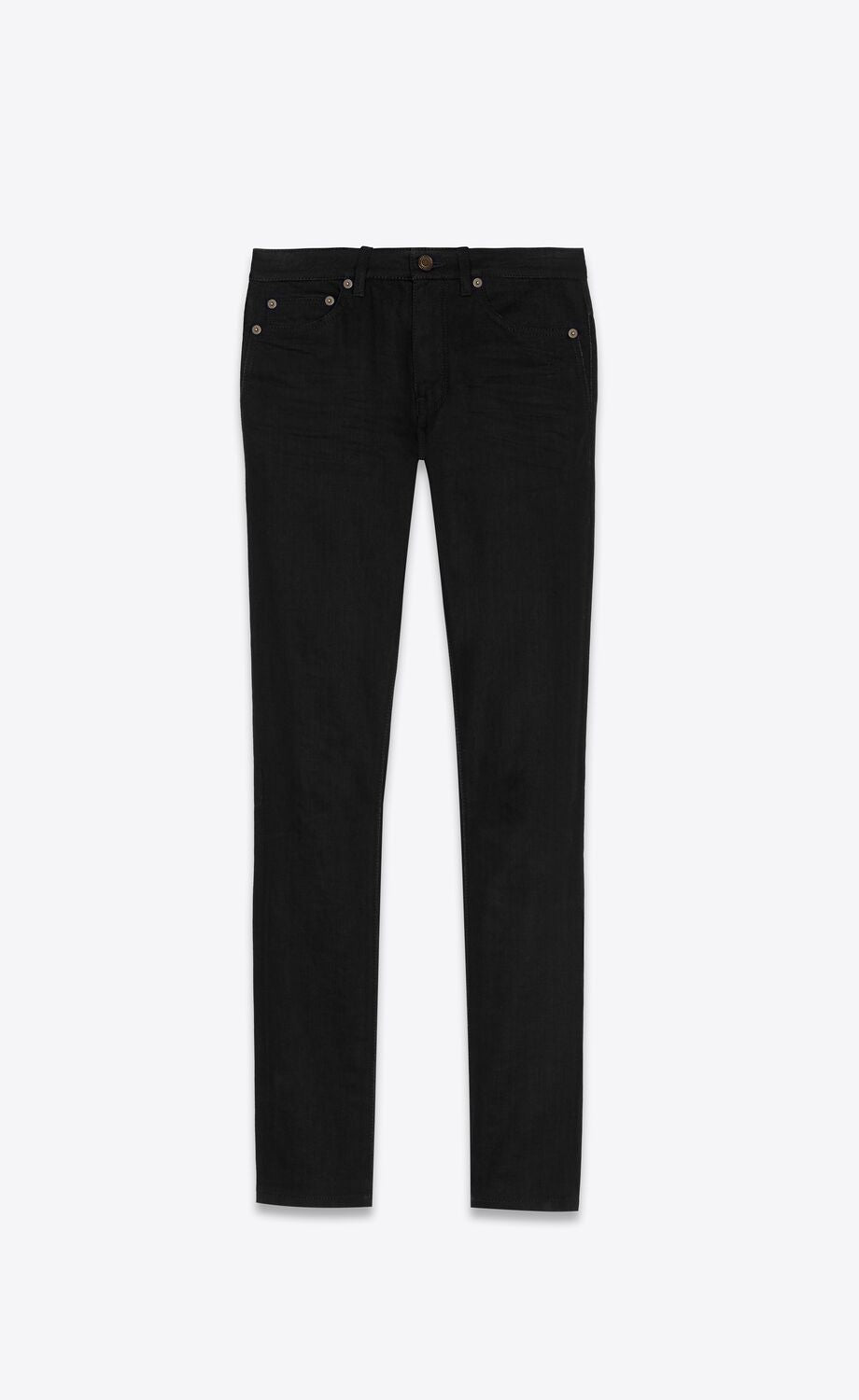 Saint laurent Waxed Denim Jeans