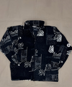 Balenciaga "Spiral Abstract" Fleece Jacket