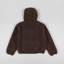 Stussy "Snake Jaquard" Sherpa Reversible Hooded Jacket