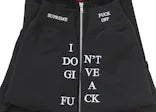 Supreme "IDGAF" Zip-Up Hoodie