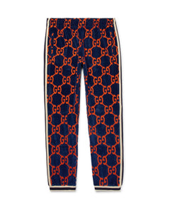 Gucci "Devore-Velvet" Track Pant