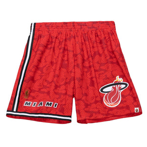 Bape x Mitchell & Ness "Heat" Shorts