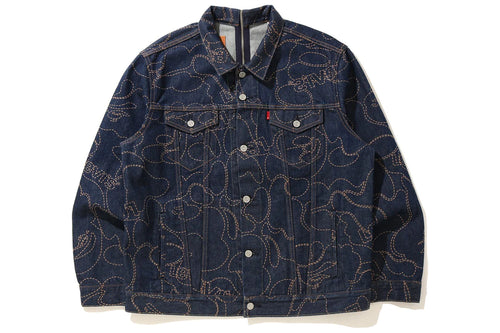 Bape x Levi's Denim Trucker Jacket