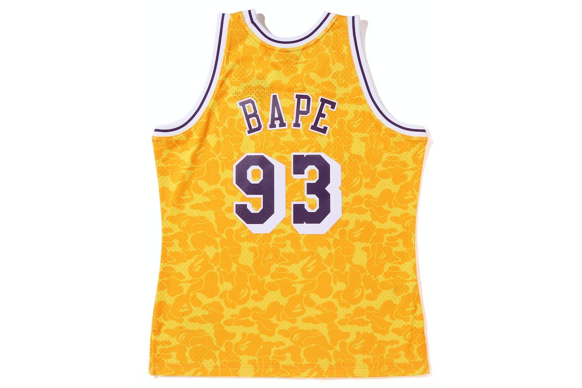 Bathing BAPE Lakers Mitchell & Ness – The Sports Portal