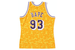 Bape x Mitchell & Ness "Lakers" Basketball Jersey