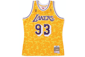 Bape x Mitchell & Ness "Lakers" Basketball Jersey