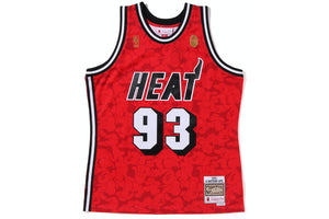 Bape x Mitchell & Ness "Heat" Basketball Jersey