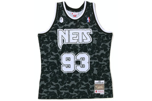 Bape x Mitchell & Ness "Nets" Basketball Jersey