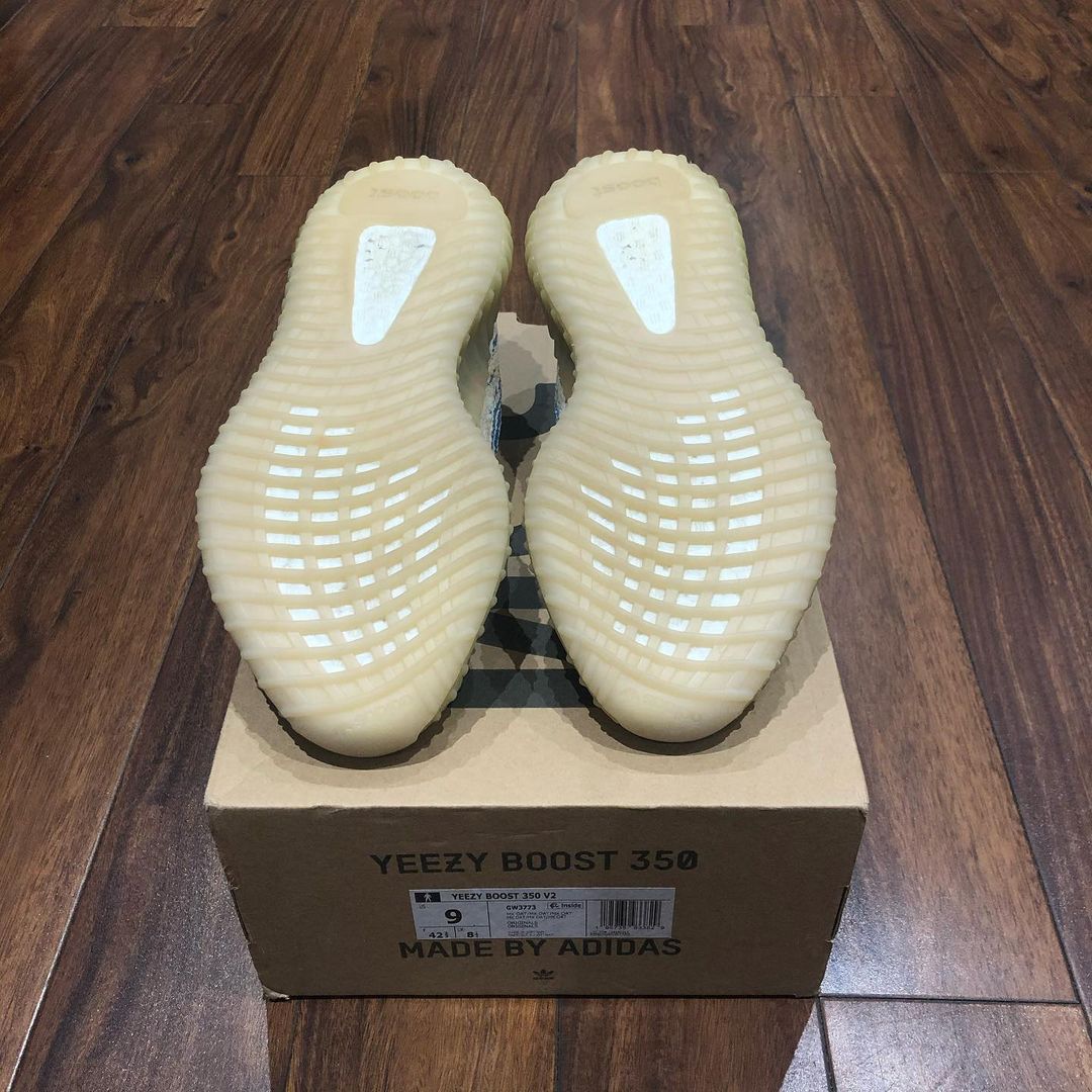 Adidas YEEZY BOOST 350 V2 Cream Triple White Size 10 Custom Authentic With  Box