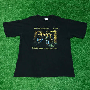2000 Reo Speed Wagon "Styx Together in 2000" Tour T-Shirt