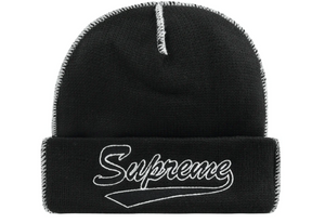 Supreme "Contrast Stitching" Beanies