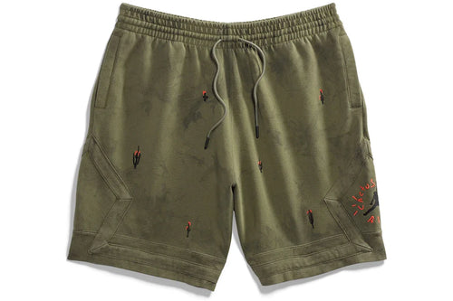 Travis Scott Jordan Washed Suede Shorts