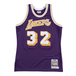 Authentic Jersey Los Angeles Lakers Road 1984-85 Magic Johnson