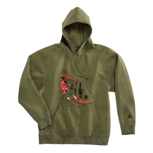 Travis Scott Jordan Washed Suede Hoodie